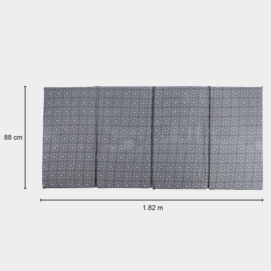 Grey Polyester Printed Mattress, , large
