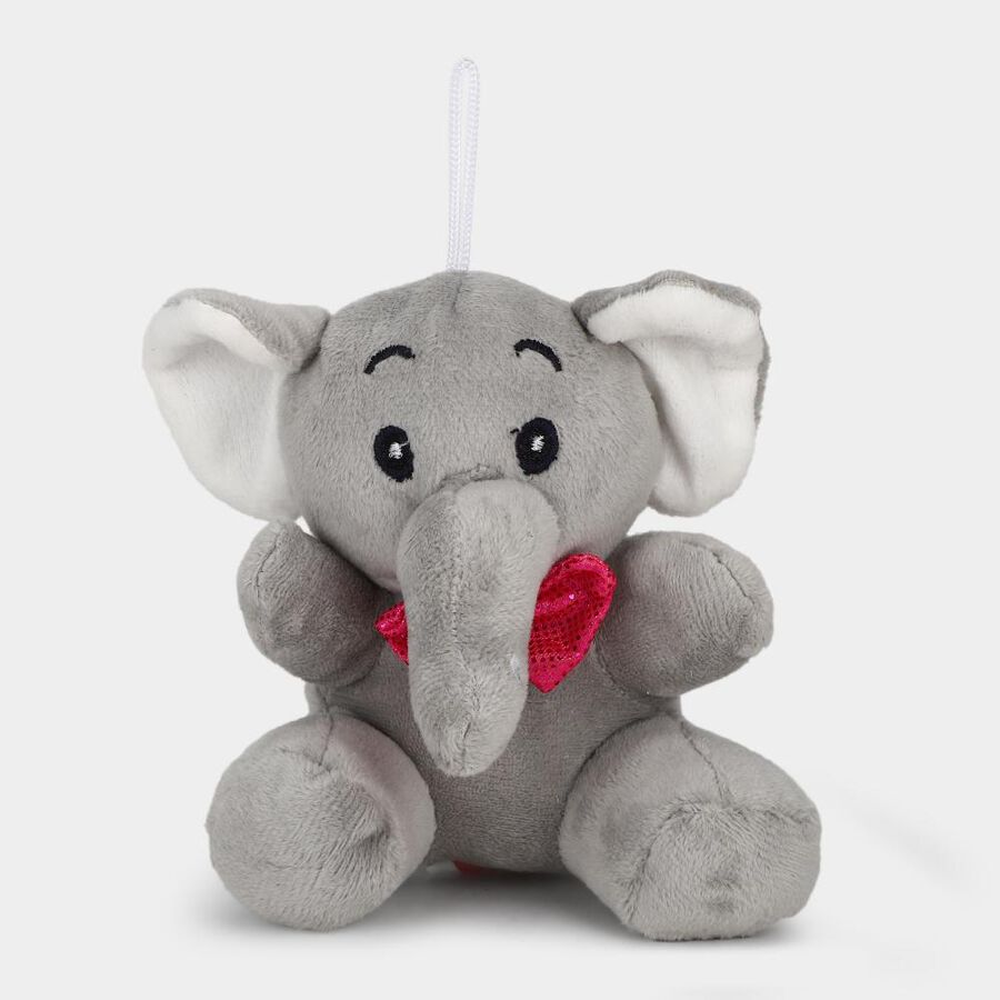 Kid's Mini Soft Huggable Elephant Plush Toy, , large