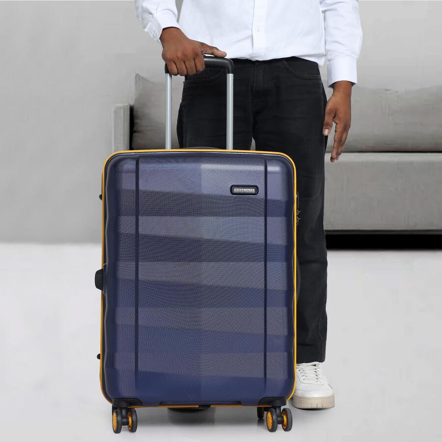 8-Wheel Polycarbonate Hard Case Trolley, Medium, , large