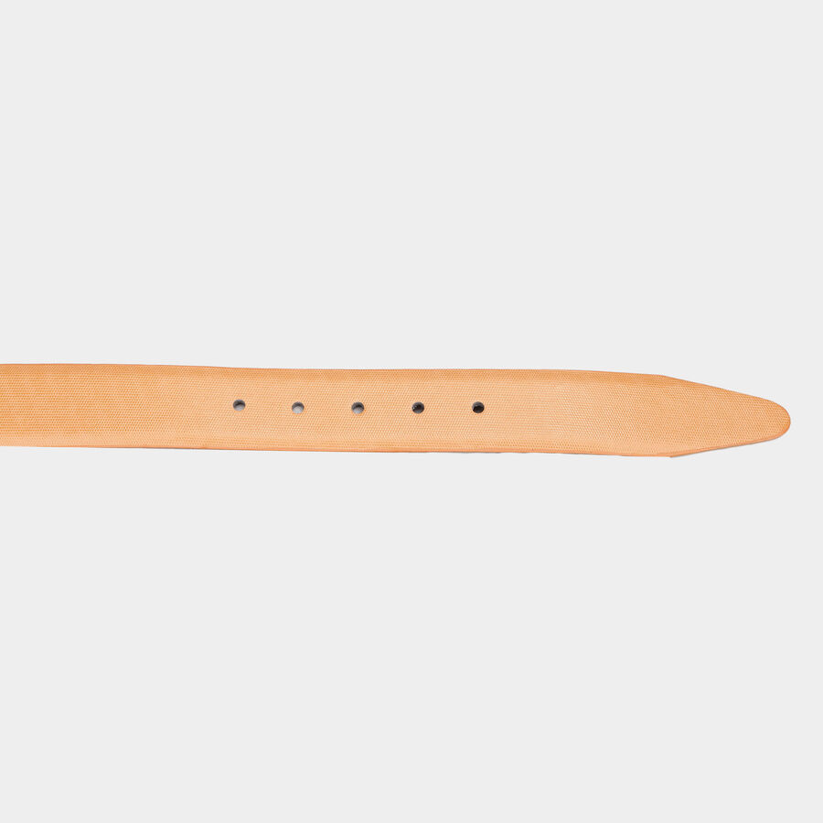 Men's Polyurethane Casual Belt, Size 40, Textured, , large image number null