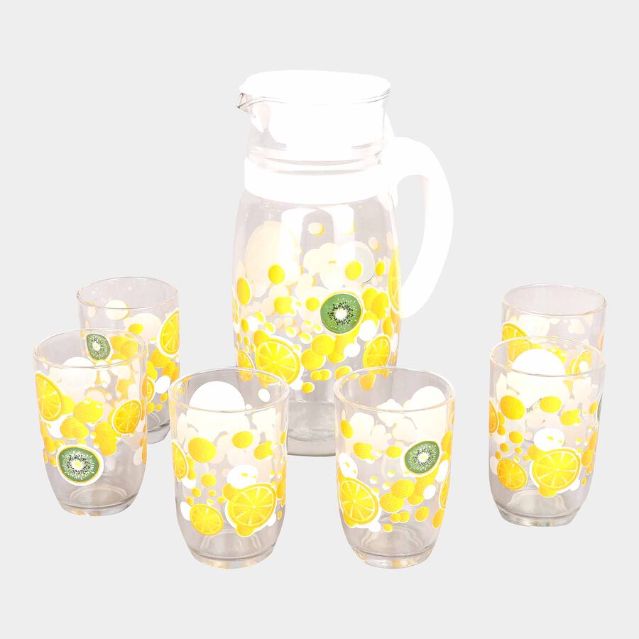 Glass Jug & Tumbler Set, , large image number null