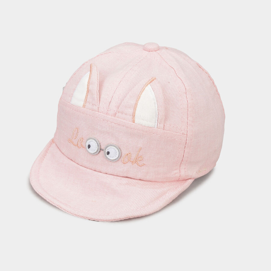 Kids' Pink Nylon/Polyester Cap, , large image number null
