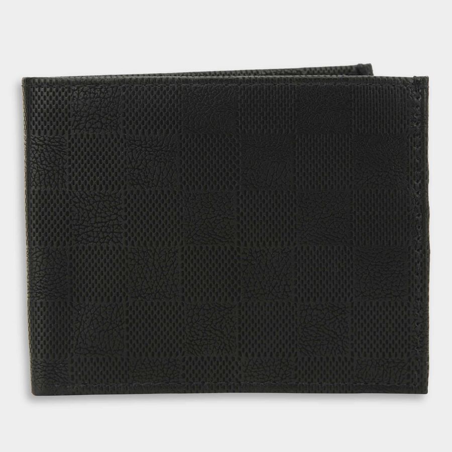 Men PU Black Wallet, , large image number null
