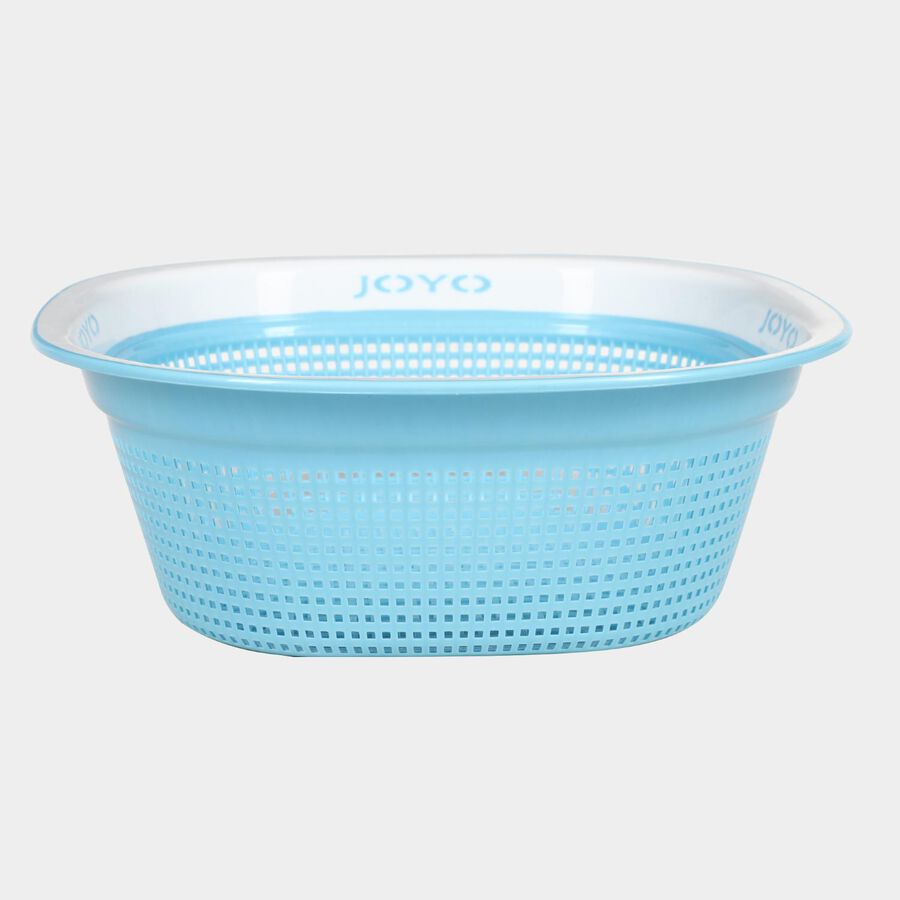 Blue Plastic Basket, , large image number null
