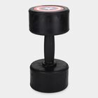 Black Rub-Iron Dumbbells, , small