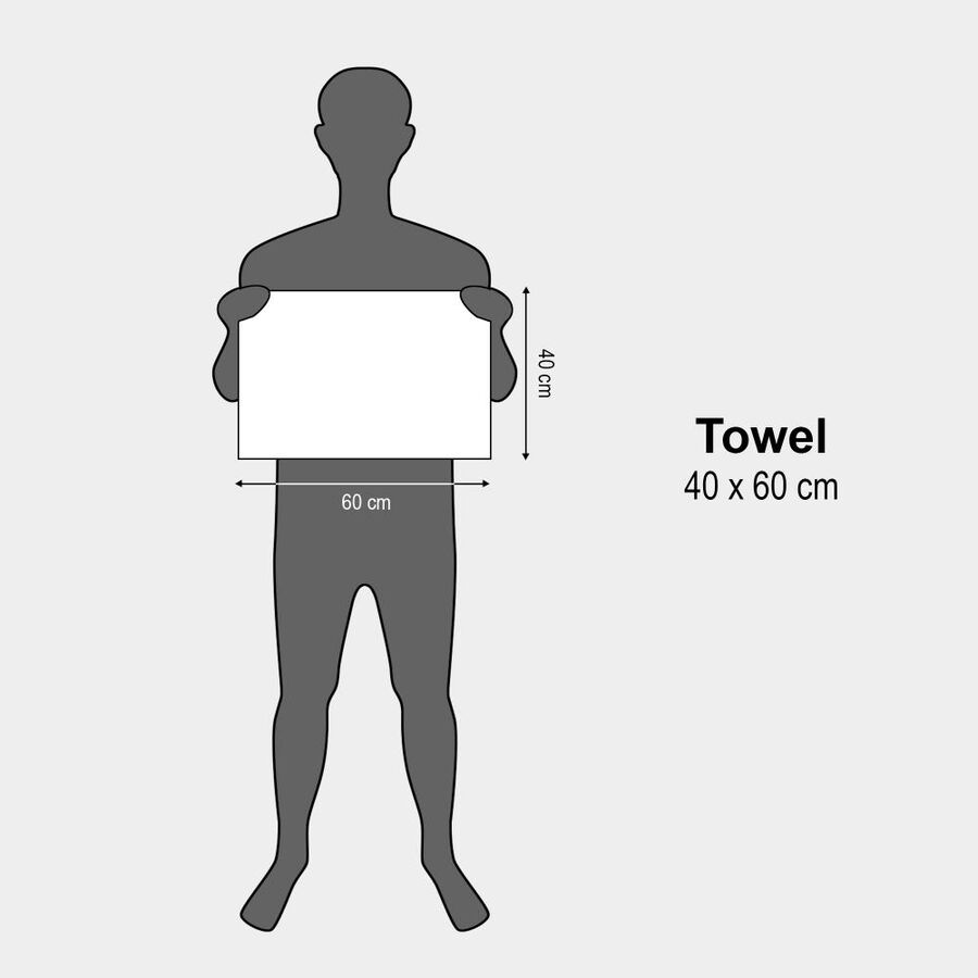 400 GSM Purple Cotton Hand Towel, , large