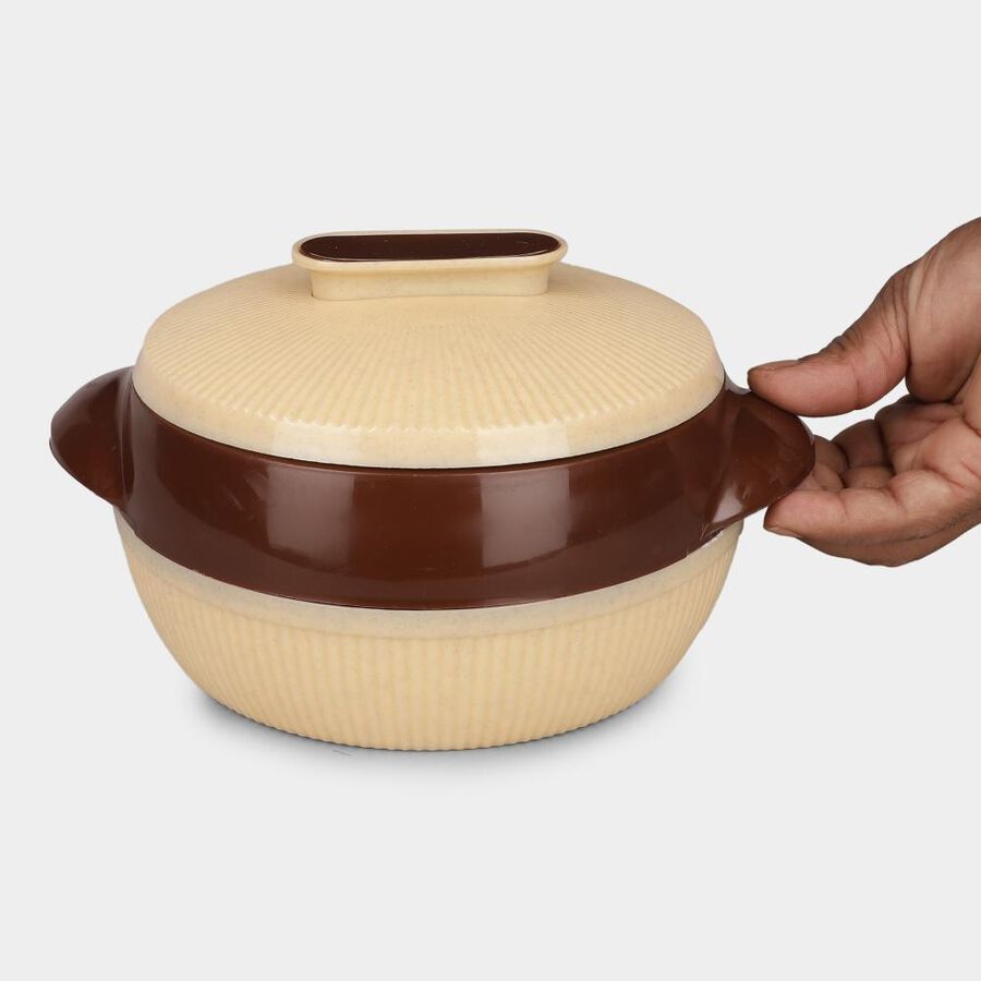 800ml Stainless Steel, Plastic Casserole, , large image number null