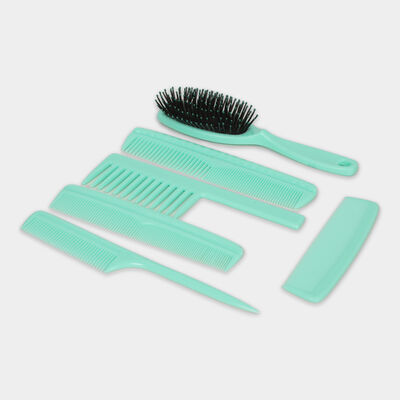 Blue Hair Comb Set of 6
