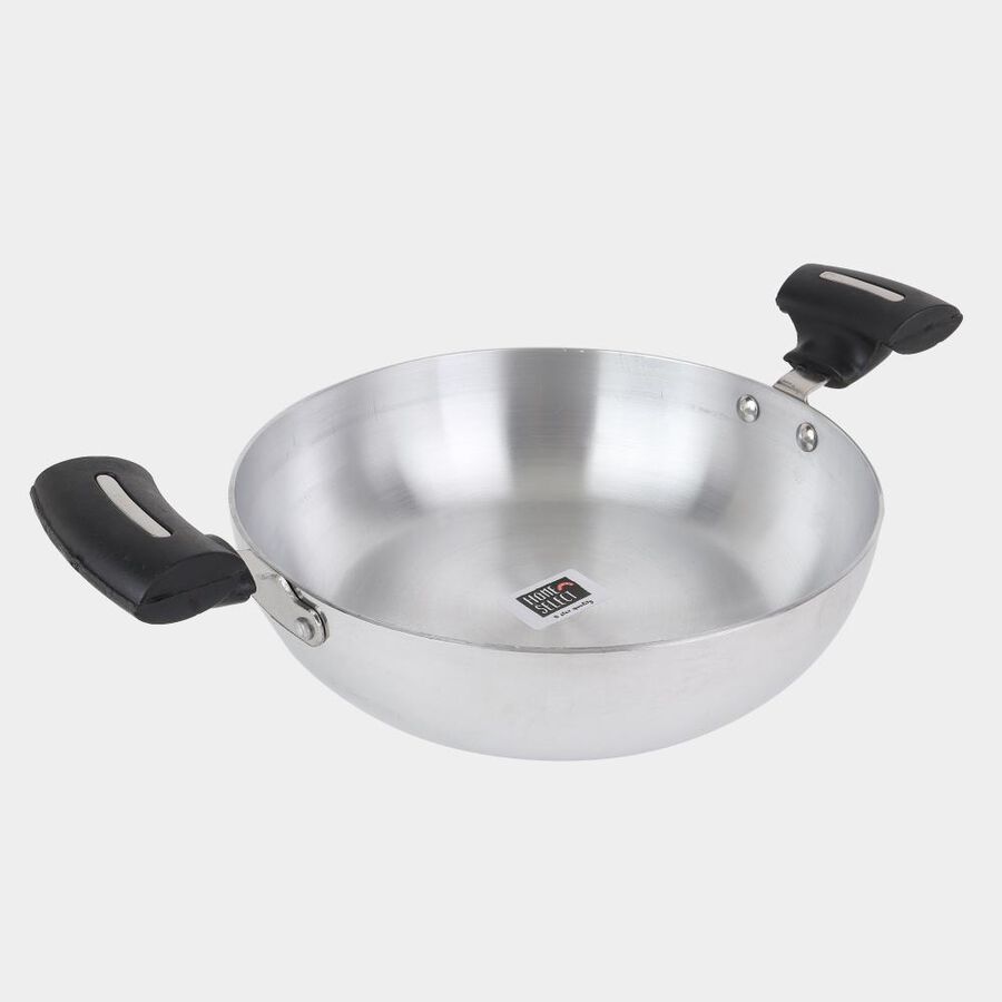 2 L Aluminum Kadhai, Induction Compatible, , large image number null