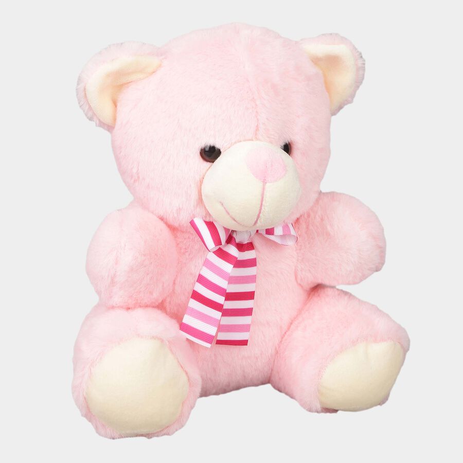 Pink Teddy Bear With Striped, , large image number null