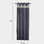 7 ft. Dark Grey Polyester Curtain, , small image number null