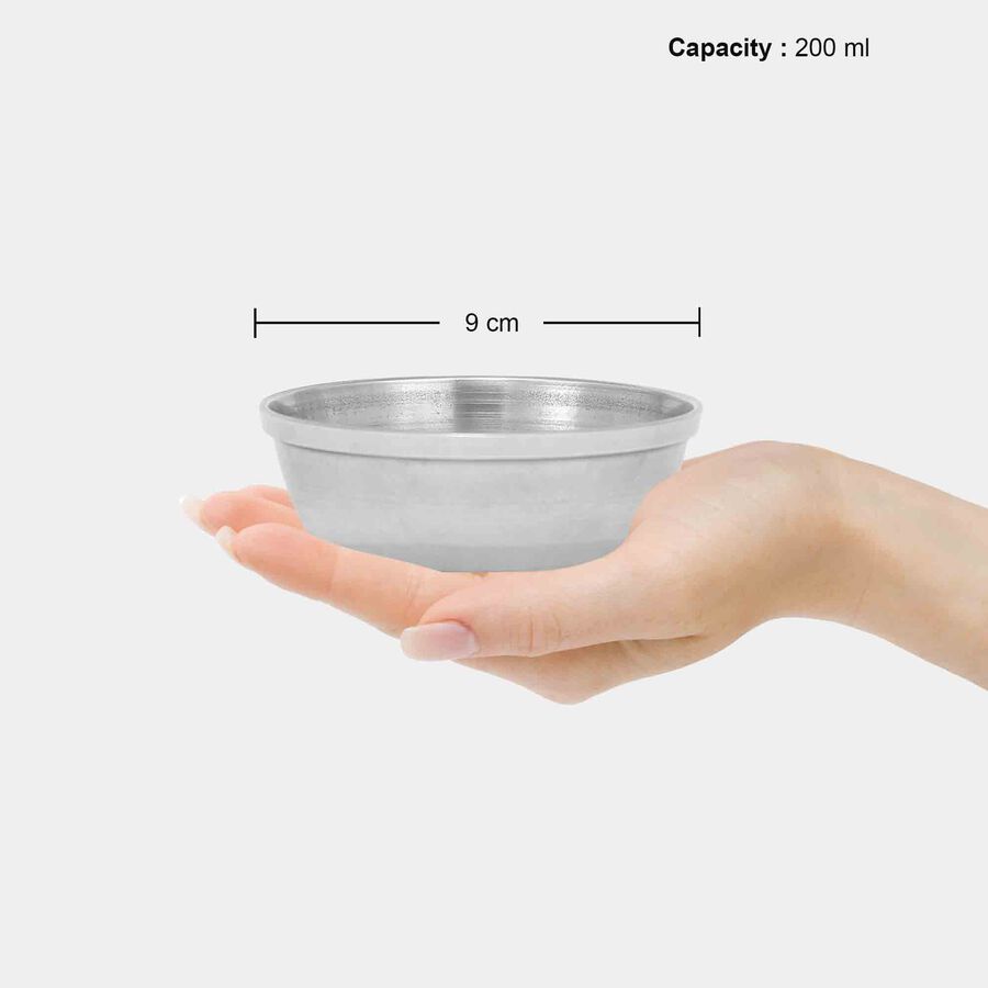 स्टेनलेस स्टील बाउल (कटोरी) - 9cm, , large image number null
