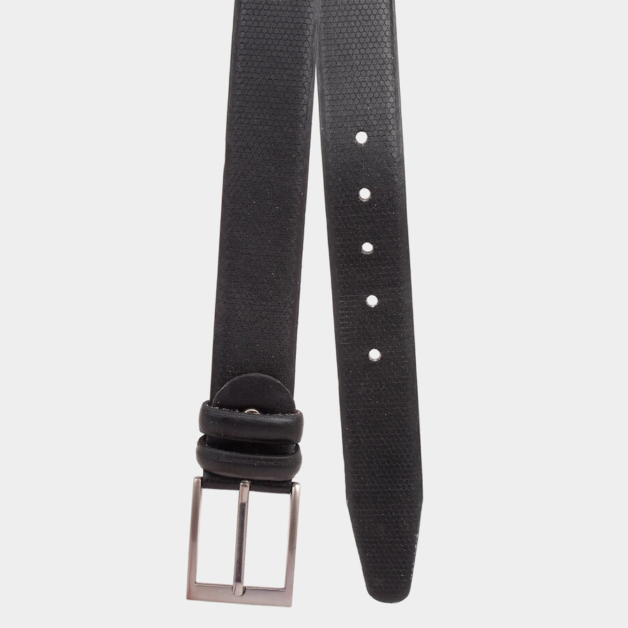 Men Casual Black Belt (36 in.), , large image number null