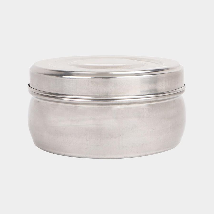 250 ml Stainless Steel Poori Dabba, , large image number null