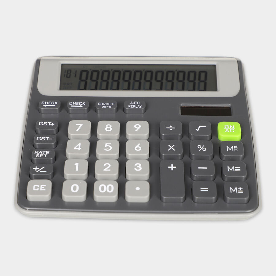 Black Plastic Calculator, , large