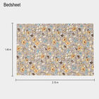 Grey Microfiber Single Bedsheet, , small image number null