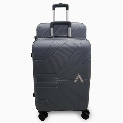 8-Wheel Polypropylene Hard Case Trolley, Set of 2