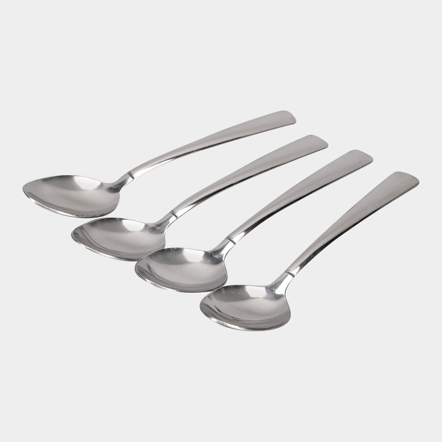 Stainless Steel Baby Spoon - 4 Pcs., , large image number null