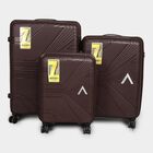 4-Wheel Brown Polypropylene Hard Case Trolley, Small + Medium + Large, , small image number null