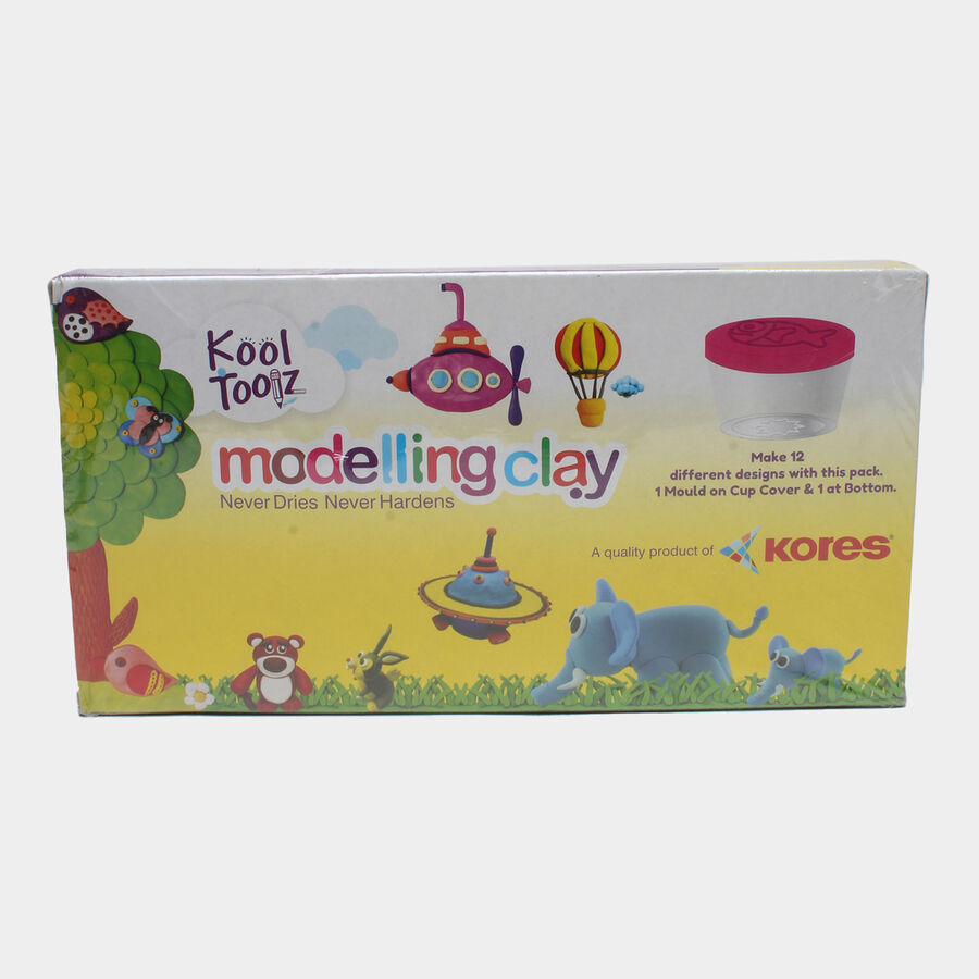 Modelling Clay Set, 6 Shades, , large image number null