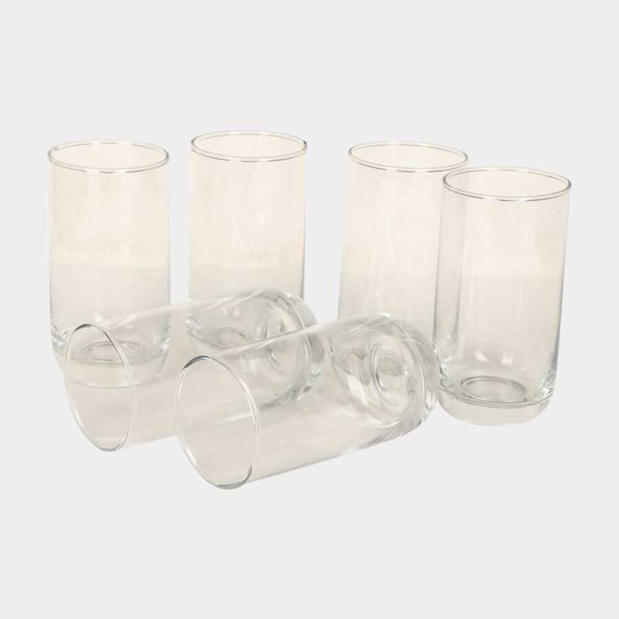 290 ml Glass Tumbler Set of 6, , large image number null