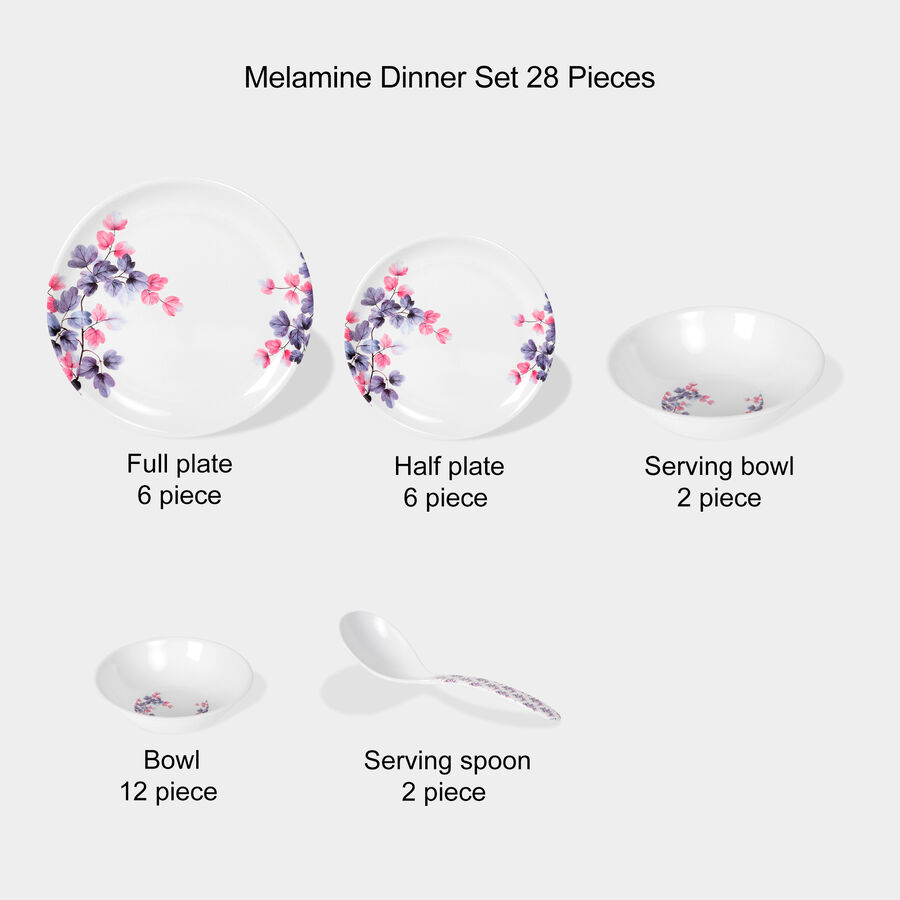 Melamine Dinner Set 28 Pcs, , large image number null
