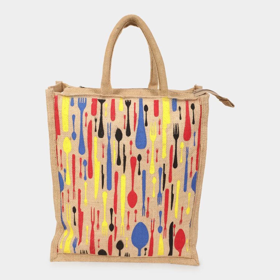 Beige Jute Bag, , large image number null