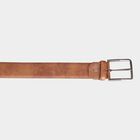 Men's Tan Polyurethane Casual Belt, , small