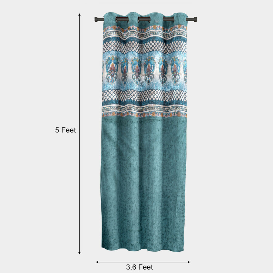 5ft. Dark Green Window Curtain, , large image number null
