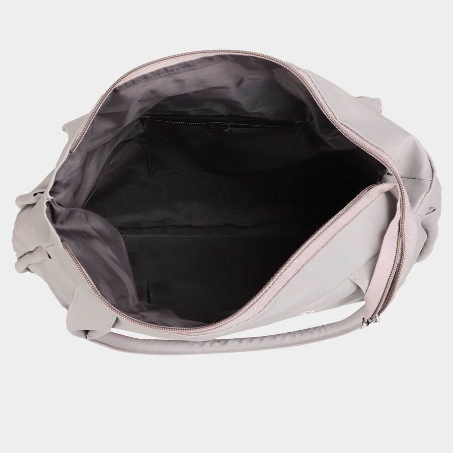 Women's Grey Polyurethane Tote Bag, , large image number null