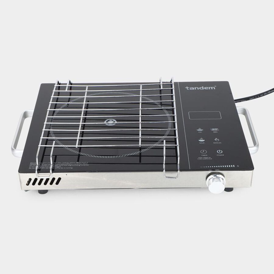 Infrared Cooktop 2200W | Works with all your existing utensils |Easy Grilling, toasting & roasting (BBQ) | Helps cook variety of foods |Lets you prepare puffed up chapatis, , large