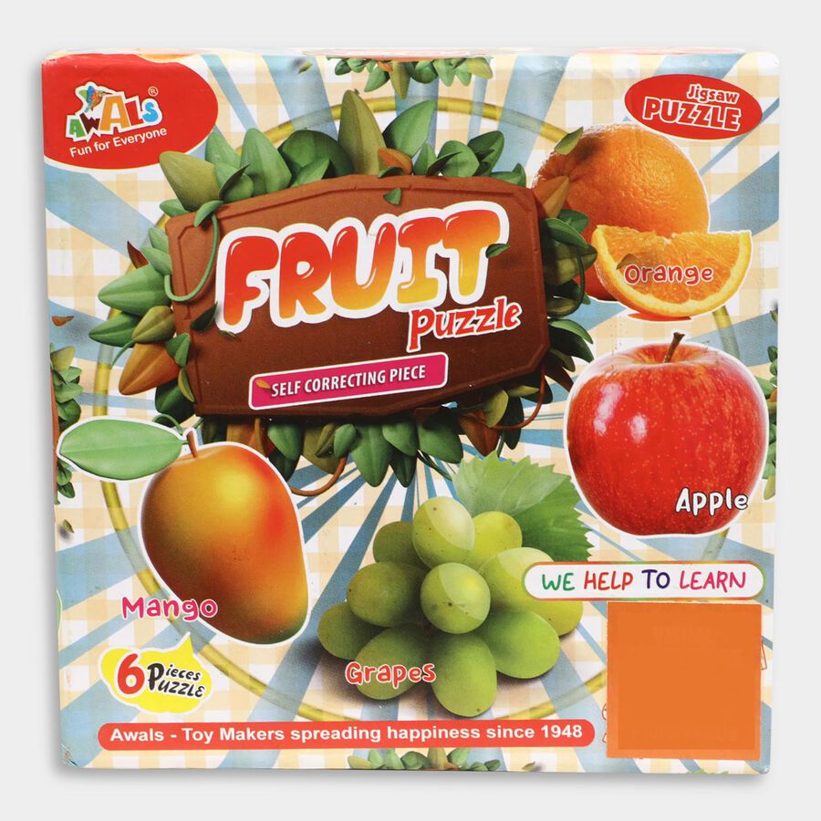 Fruits Jigsaw Puzzle 6 Pcs, , large image number null