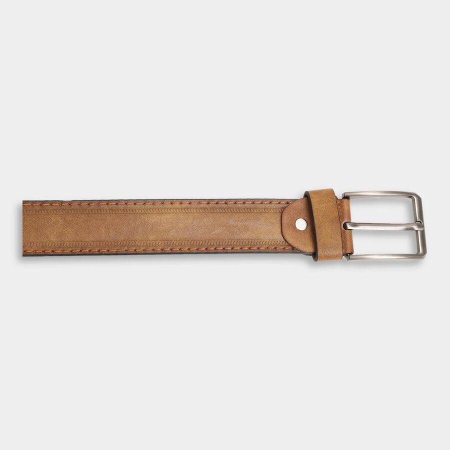 Men's Brown Polyurethane Casual Belt, , large image number null