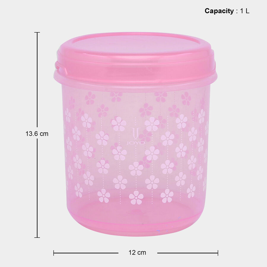 Air-Tight Plastic Container, Set of 4 - 250 ml | 500 ml | 1 L | 2 L, , large image number null