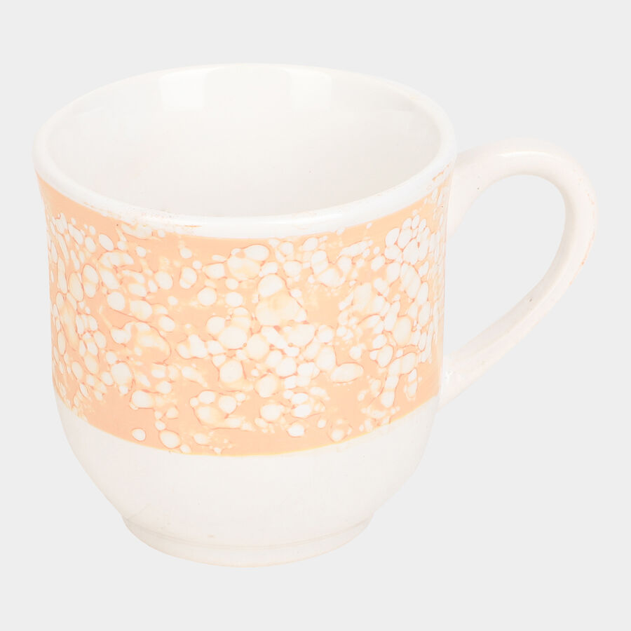 120ml White Stoneware Cup Set of 6, , large image number null