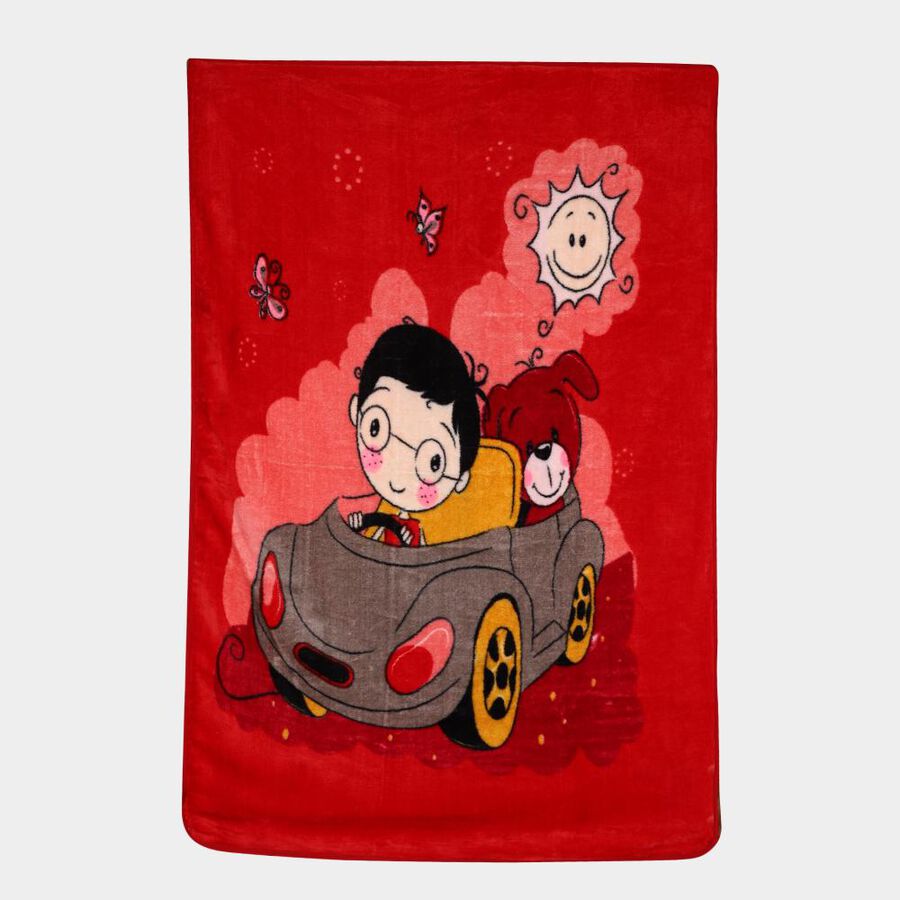 Red Polyester Blanket, , large