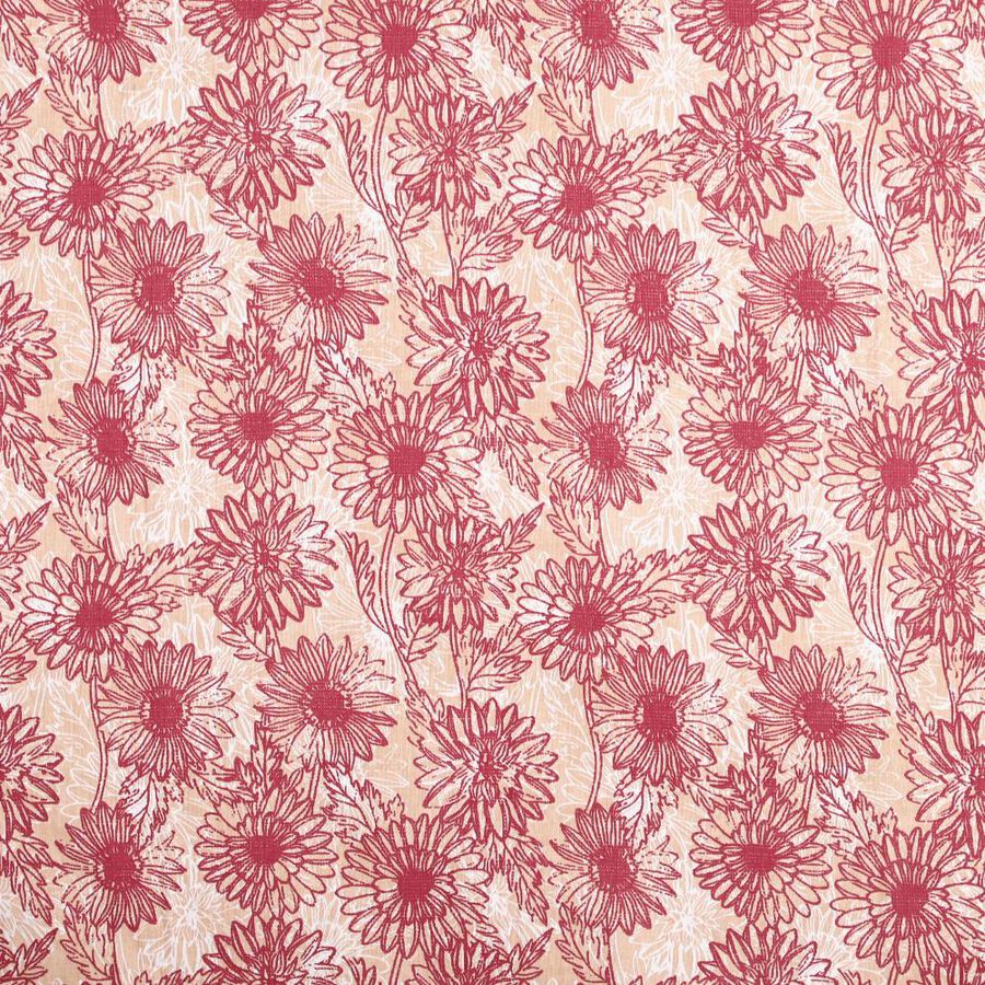 Pink Cotton Blend Double Bedsheet with Pillow Cover, , large