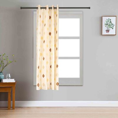5ft. Beige Window Curtain