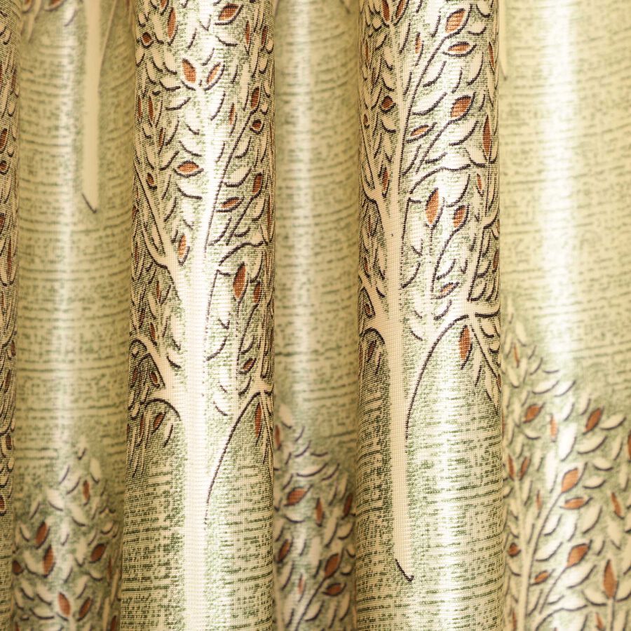 7ft. Green Microfiber Door Curtain, , large image number null