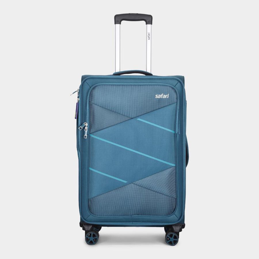 8-Wheel Polyester Soft Case Trolley, Medium, , large image number null