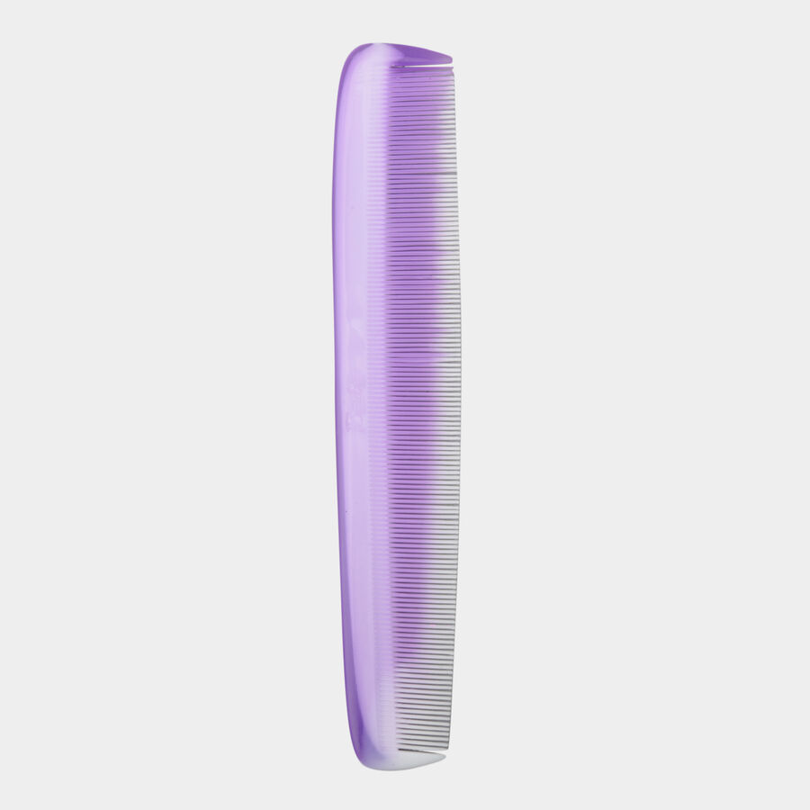 Plastic Hair Comb, Set of 6 - Colour/Design May Vary, , large image number null