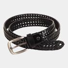 Men's Black Leather Formal Belt, , small image number null