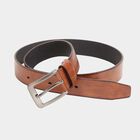 Men's Tan Polyurethane Casual Belt, , small