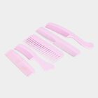 Plastic Hair Comb, Set of 5, , small image number null