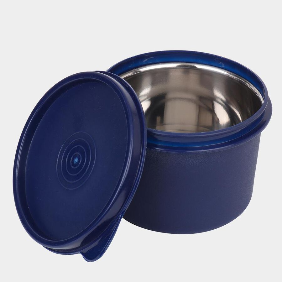 Steel Lunch Box, 3 Containers and 1 Bag, , large image number null
