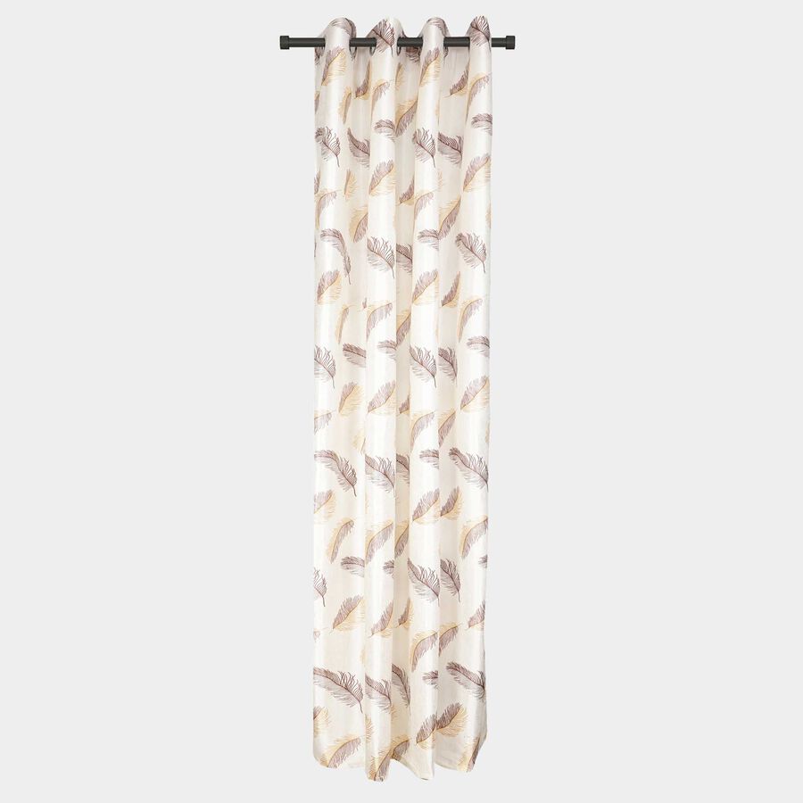 7ft. Cream Microfiber Door Curtain, , large image number null