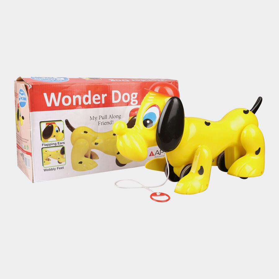 Plastic Wonder Dog Pull Along, , large image number null