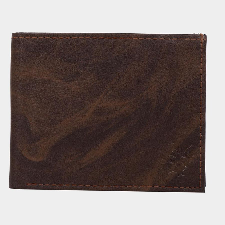 Men's Brown Polyurethane Wallet, , large image number null