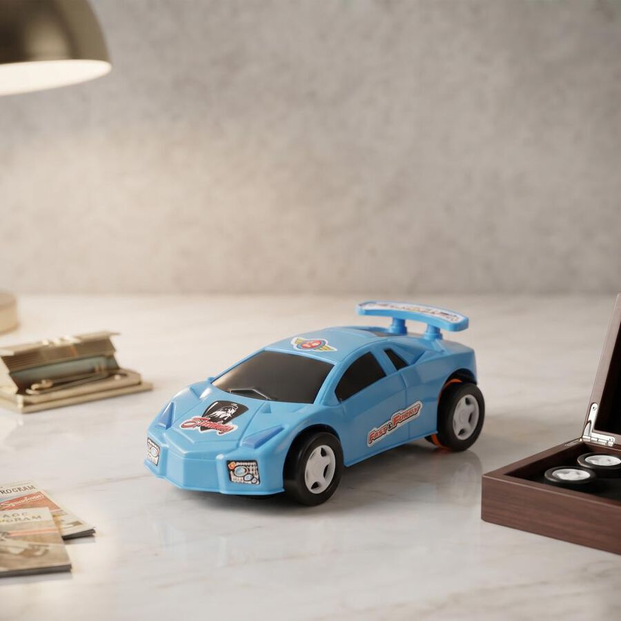 Kid's Fast-Furry Supercar Toy, , large