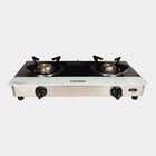 2 Burner Glass Top Auto Ignition Gas Stove, , small image number null